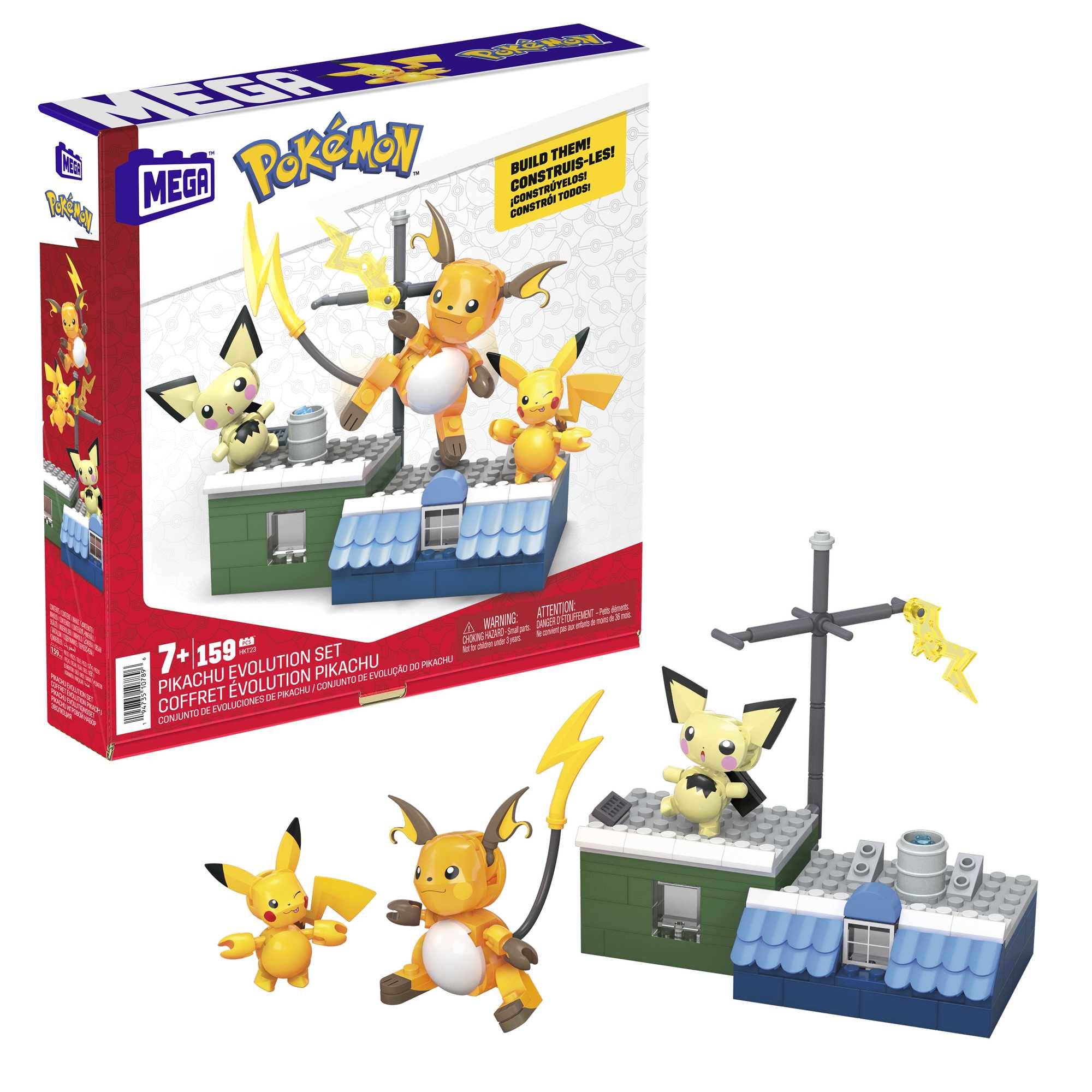 MEGA Pokemon Pikachu Entwicklungsset