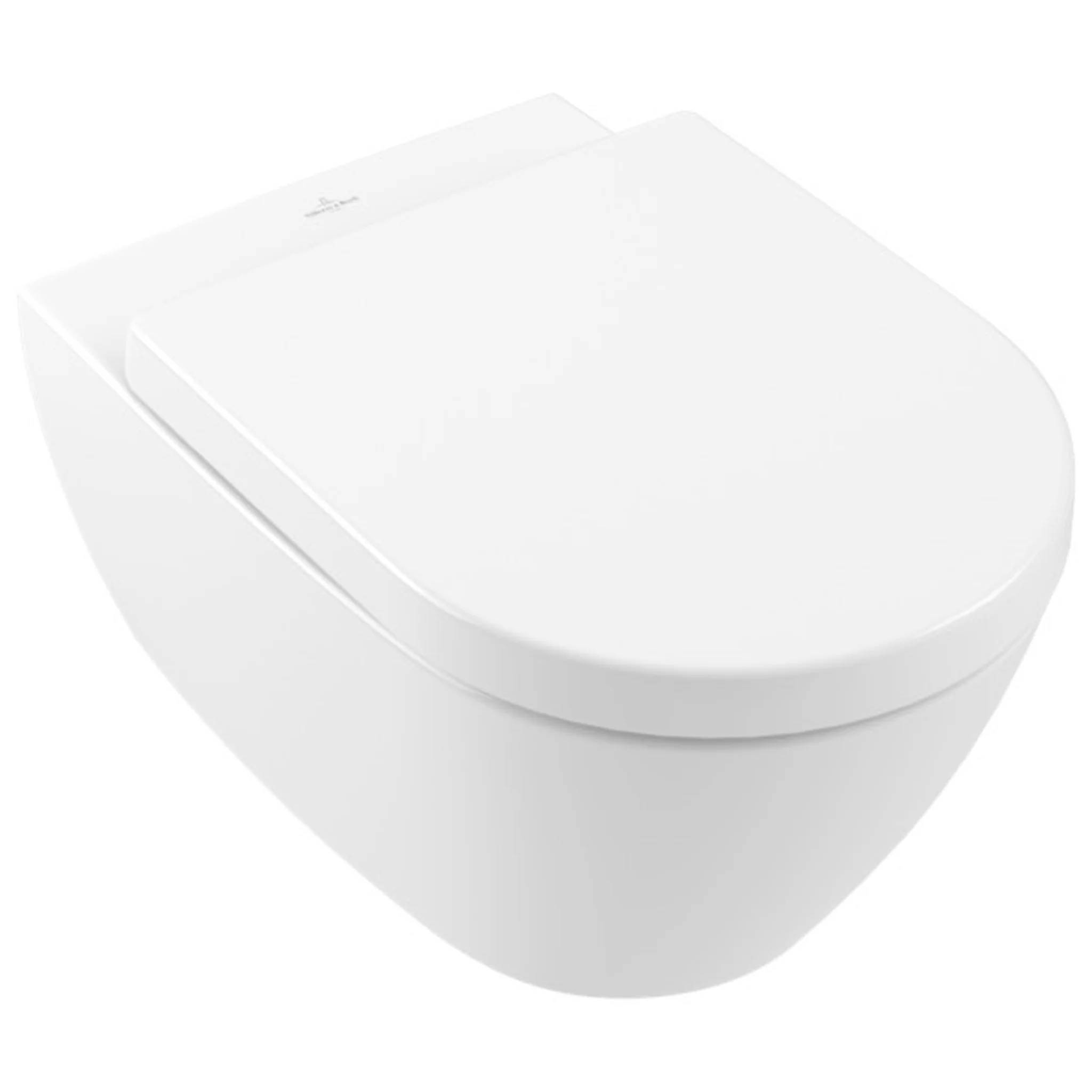 Villeroy & Boch Subway 2.0 Tiefspül-WC spülrandlos 375x565mm, wandhängend, Abg. waagr. weiß, 1 Stk.