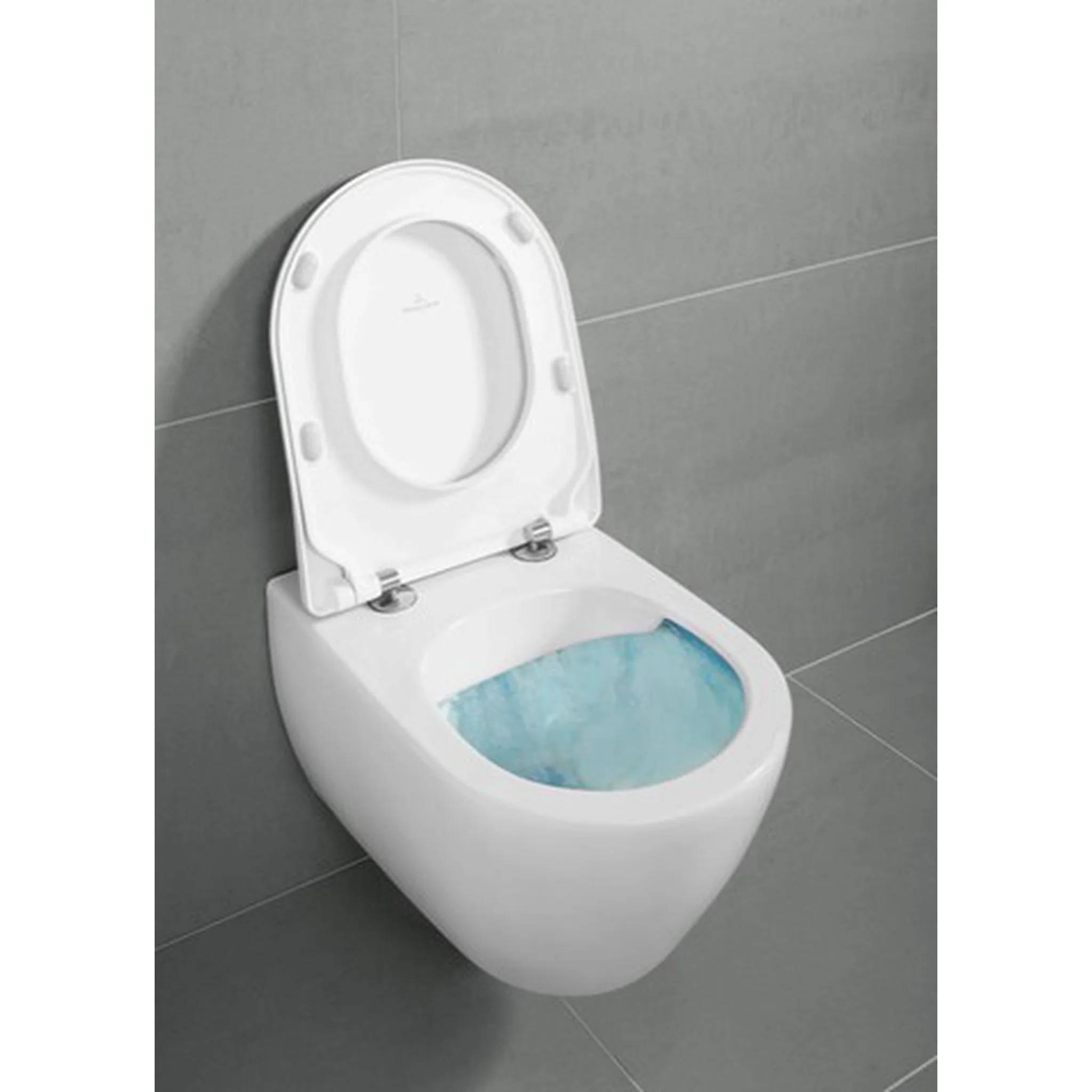 Villeroy & Boch Subway 2.0 Tiefspül-WC spülrandlos 375x565mm, wandhängend, Abg. waagr. weiß, 1 Stk.