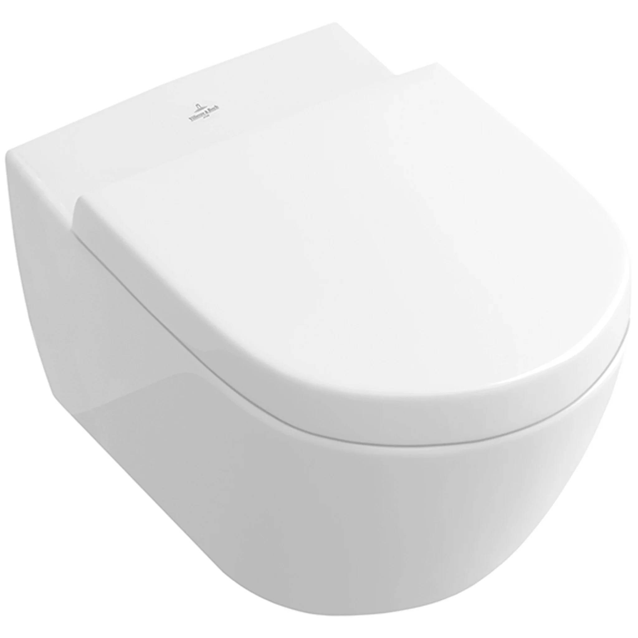 Villeroy & Boch Subway 2.0 Tiefspül-WC spülrandlos 375x565mm, wandhängend, Abg. waagr. weiß, 1 Stk.