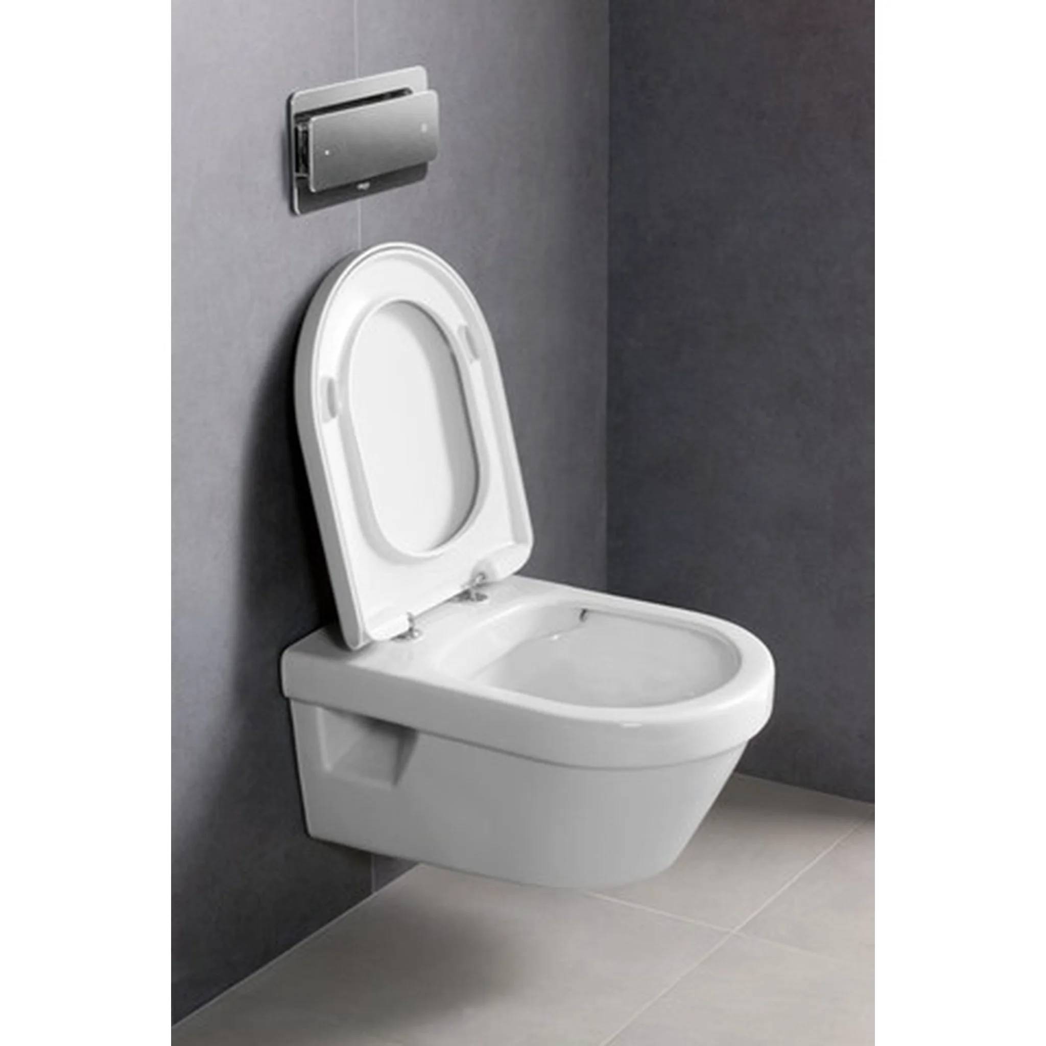 Villeroy & Boch Omnia Architectura WC-Combi-P. weiß DirectFlush,Tiefür WC spülrandl.wandh.Sitz, 1 Stk.