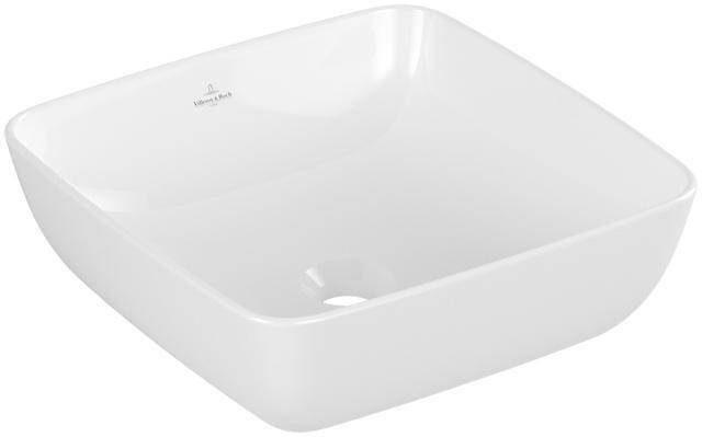 für Wandauslauf-Armatur oder Armatur mit erhöhtem Standfuß · ohne Hahnlochbank · kombinierbar mit Möbelprogramm Legato