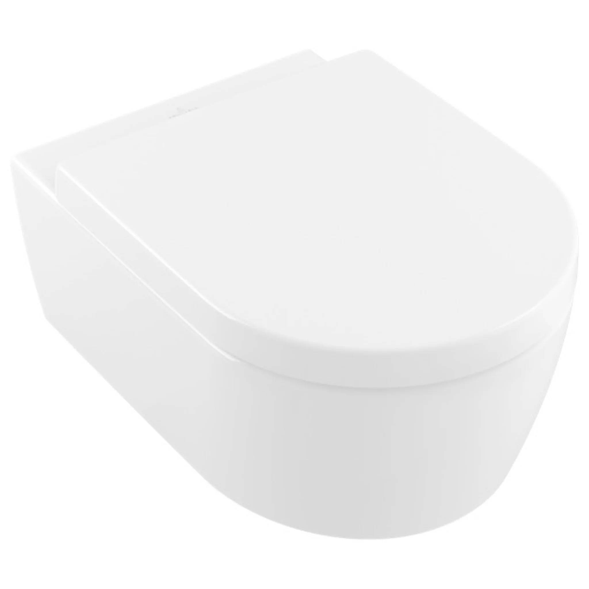 Villeroy & Boch Avento Combi-Pack Tiefspül- Wand-WC, spülrandlos + WC-Sitze, weiß, 1 Stk.