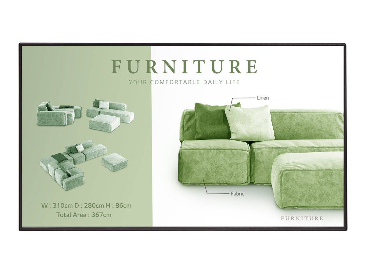 LG 65UM5N-H - 164 cm (65"") Diagonalklasse UM5N-H Series LCD-Display mit LED-Hintergrundbeleuchtung - Digital Signage Pro