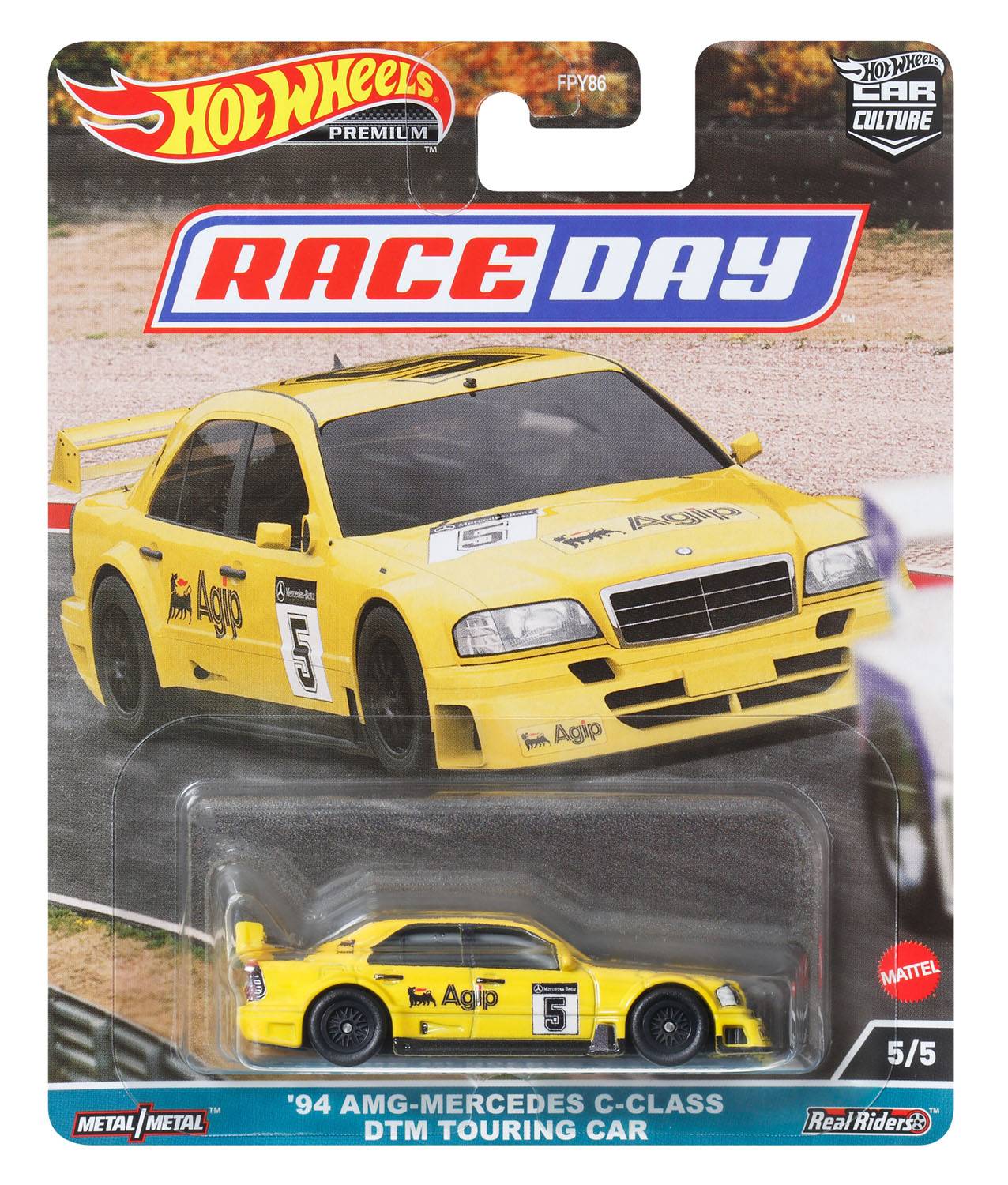 Mattel FPY86; HKC62 - Hot Wheels Premium 94 Mercedes C-Class Racer