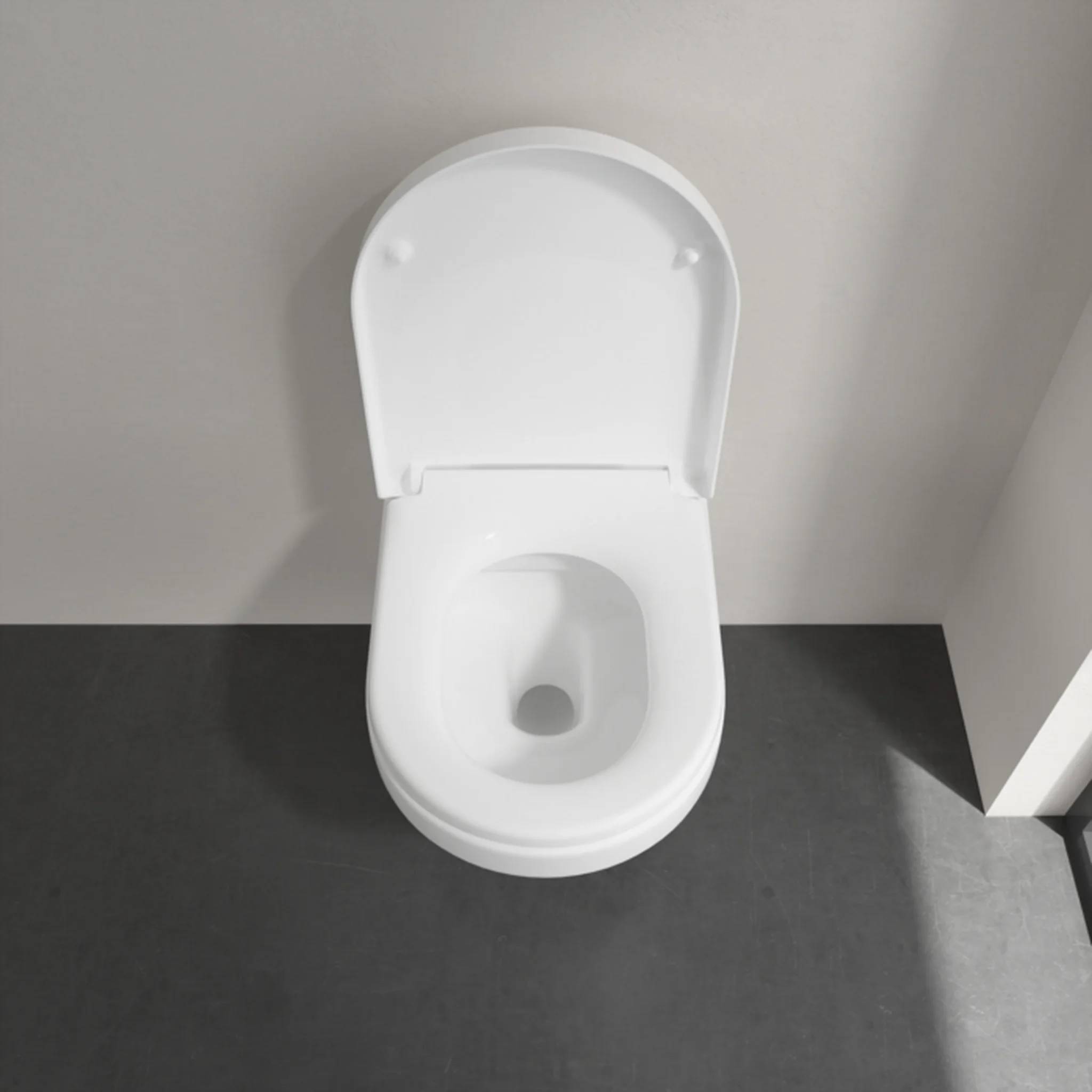 Villeroy & Boch WC-Sitz, mit Absenkautomatik und QuickRelease, Weißalpin, 1 Stk.