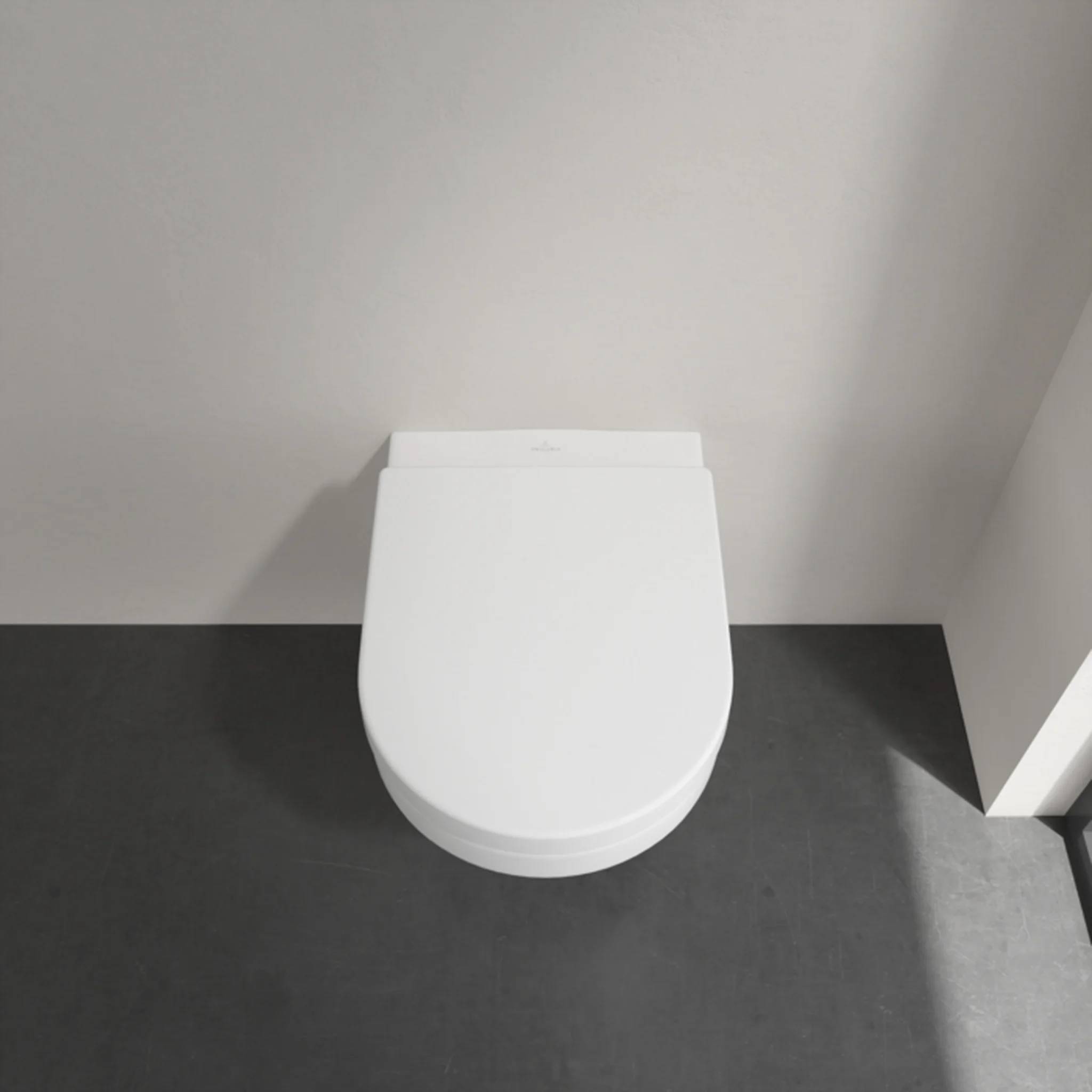 Villeroy & Boch WC-Sitz, mit Absenkautomatik und QuickRelease, Weißalpin, 1 Stk.