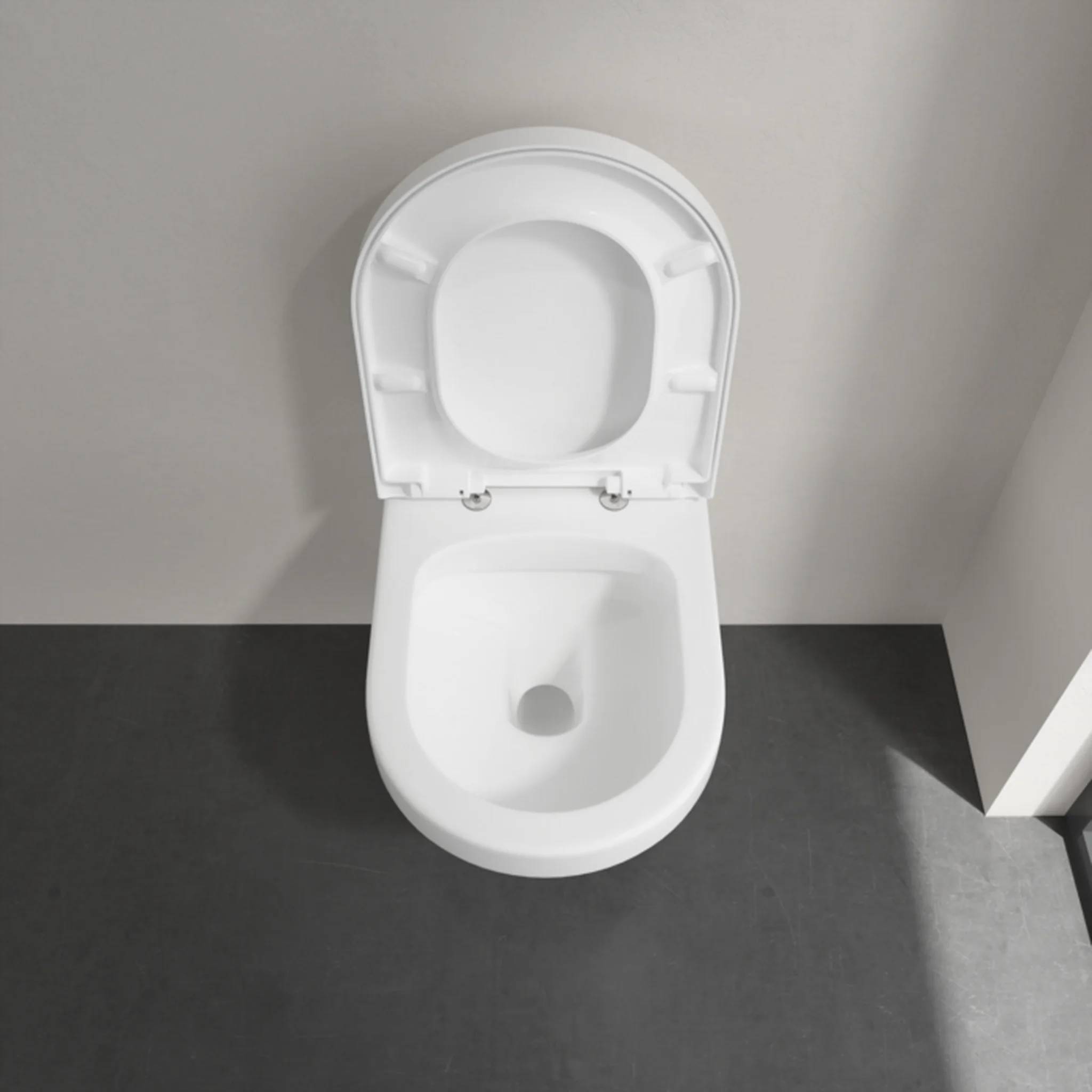 Villeroy & Boch WC-Sitz, mit Absenkautomatik und QuickRelease, Weißalpin, 1 Stk.