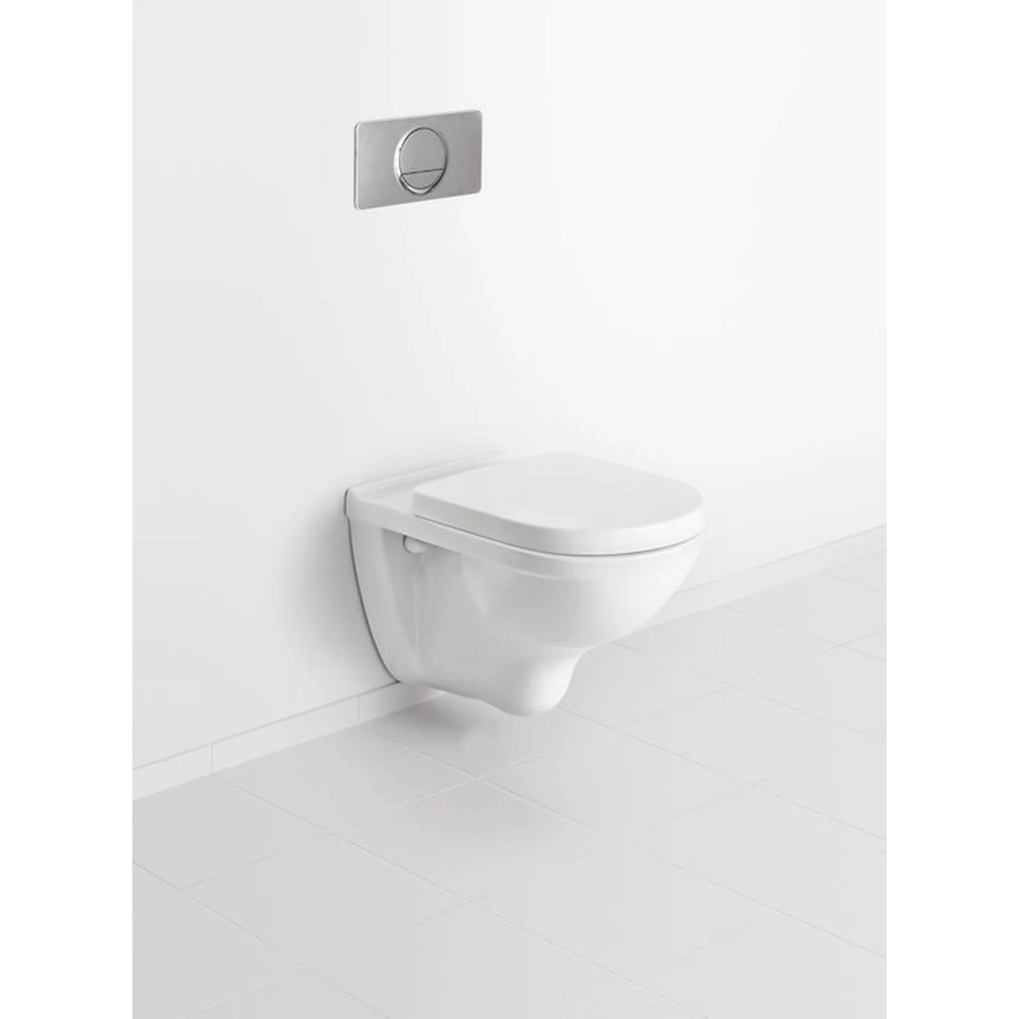 V+B WC-Sitz O. NOVO Edelstahlscharniere weiß