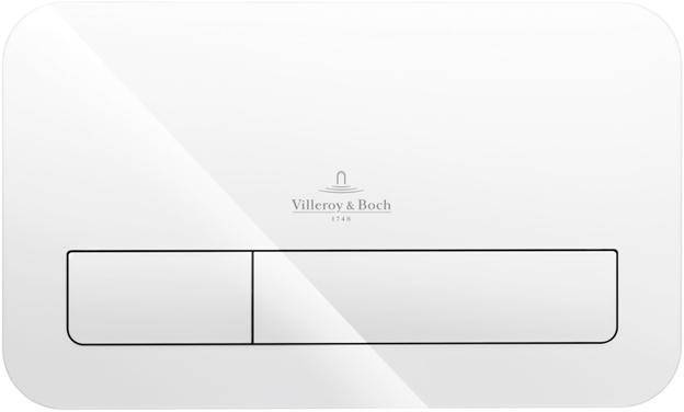 Oberfläche aus Sicherheitsglas · Tastenrahmen · Einhängerahmen und Befestigungsbolzen · Betätigungsplatte mit Sicherungsschraube