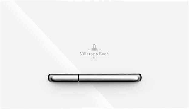 aus Kunststoff · Tasten in chrom matt · inkl. Einhängerahmen und Befestigungsbolzen