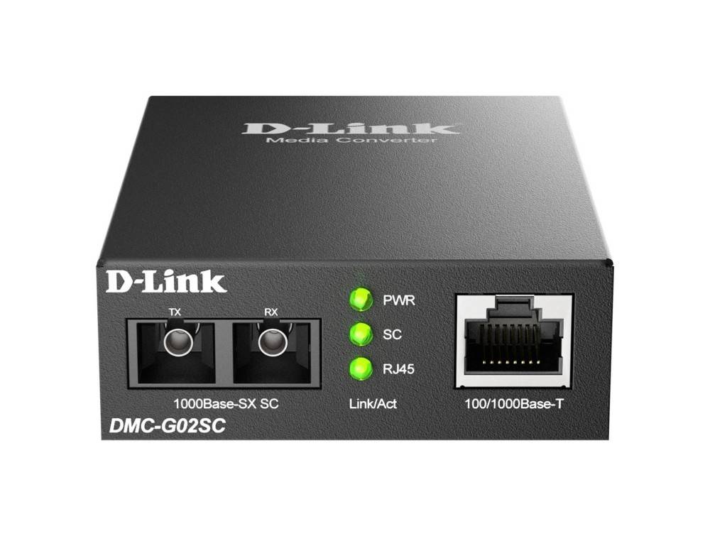 DLink Deutschland GigabitEthernet Konverter DMC-G02SC/E