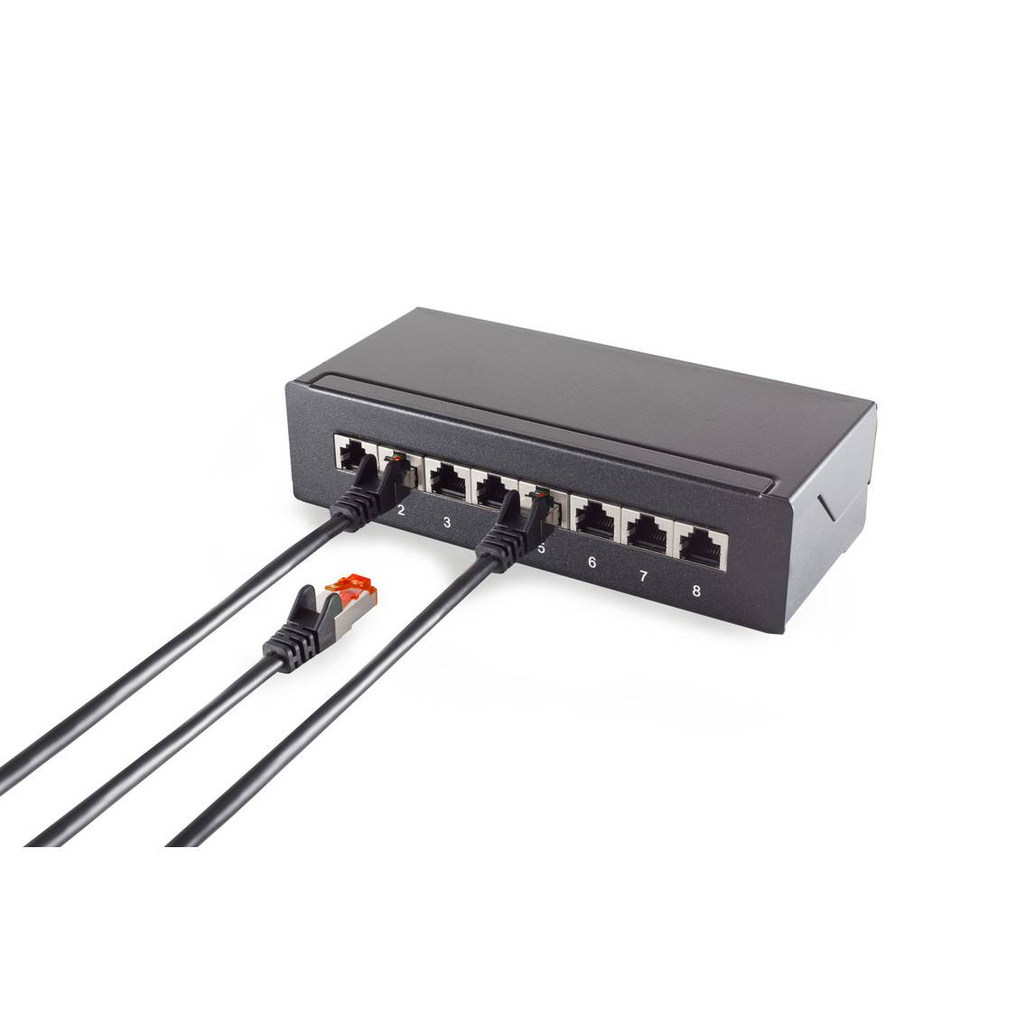 Patchkabel cat6A S/FTP PIMF Halogenfrei schwarz 50m