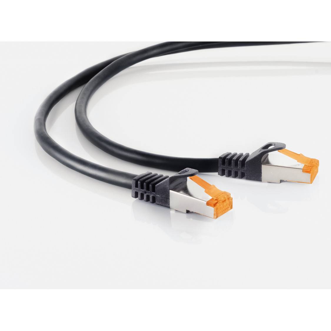 Patchkabel CAT 6a S/FTP Outdoor schwarz 20,0m
