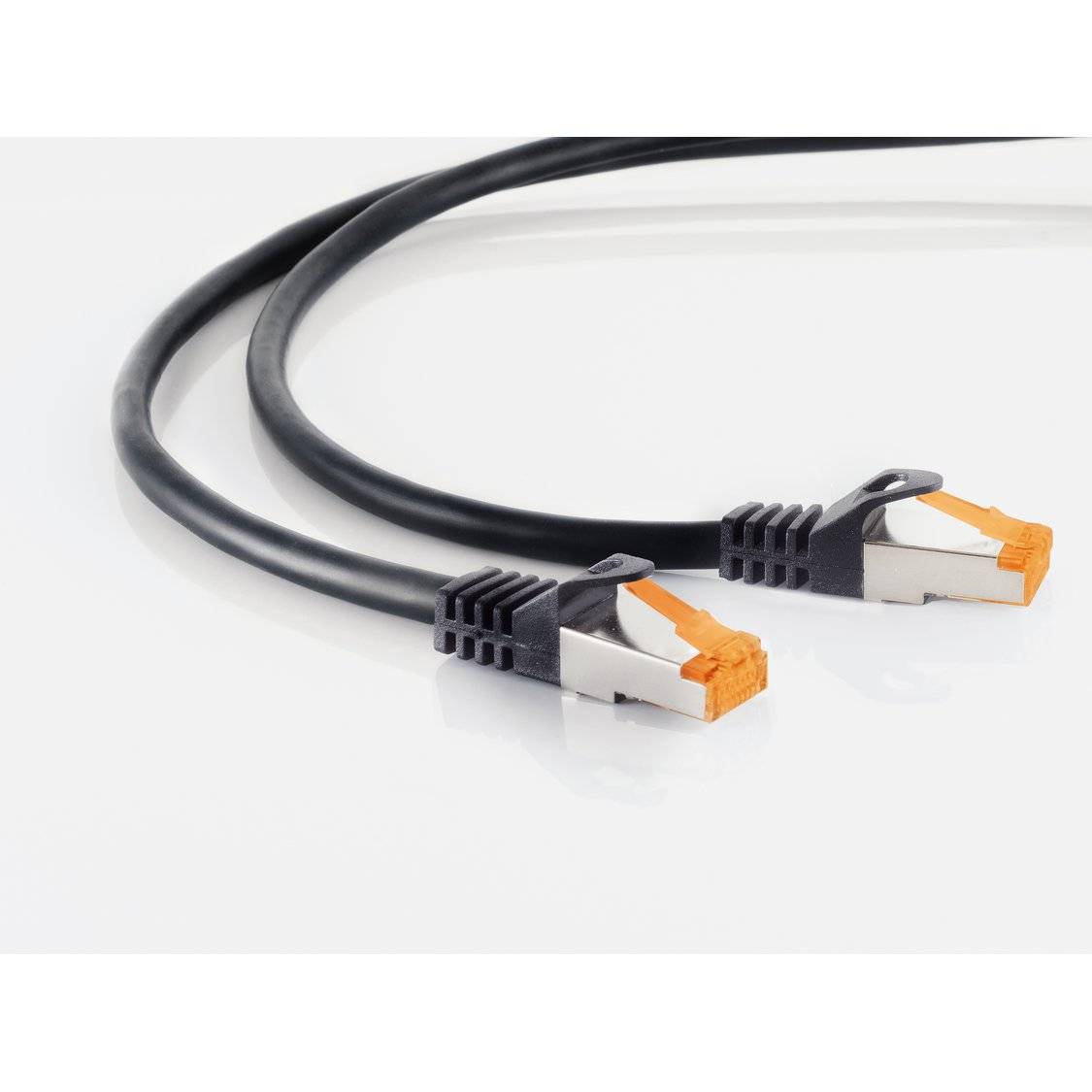 Patchkabel CAT 6a S/FTP Outdoor schwarz 20,0m