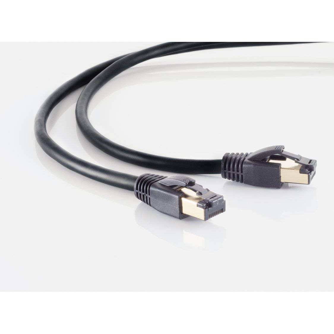 Patchkabel cat 8.1 F/FTP PIMF LSZH schwarz 15,0m