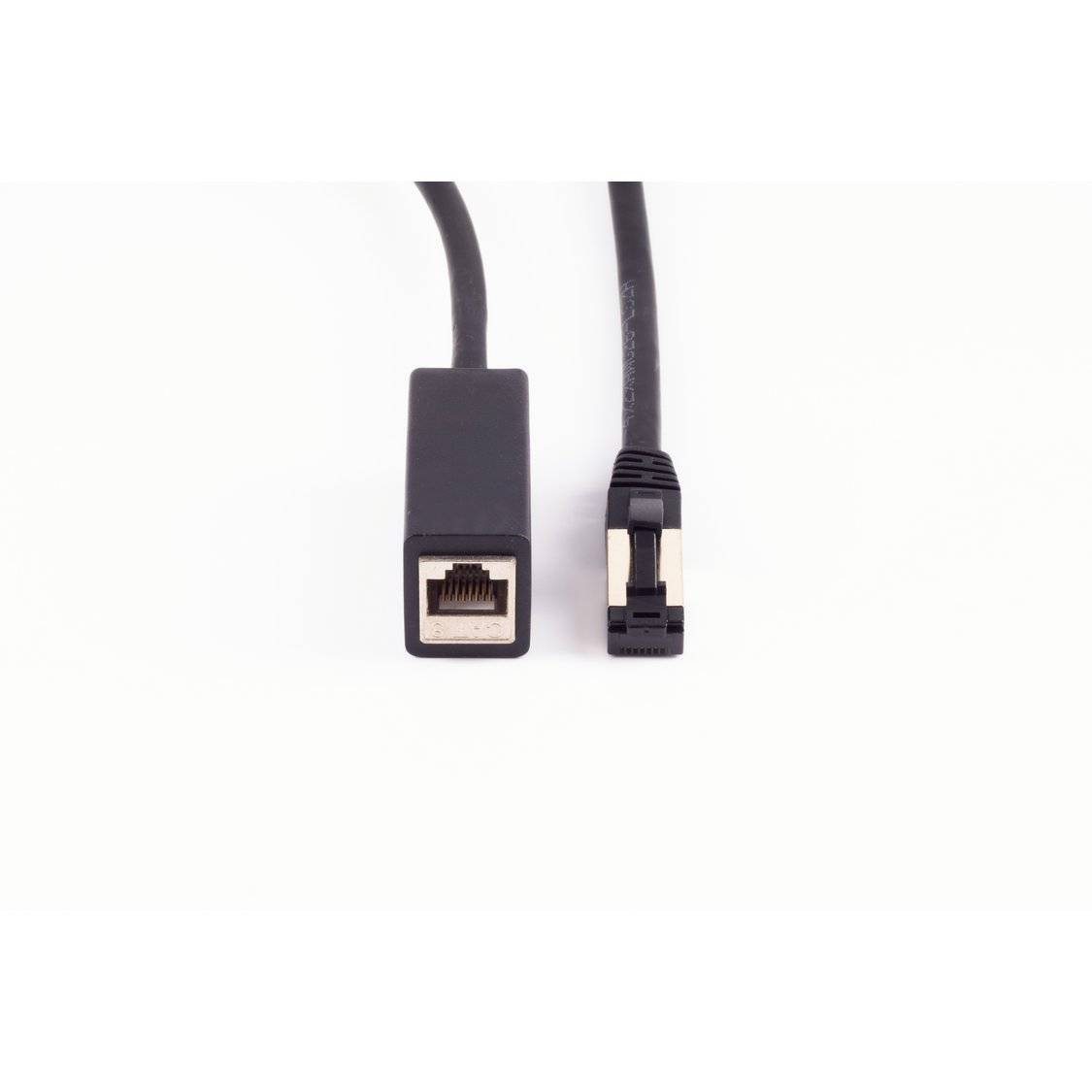 RJ45 Patchkabel-Verlängerung Cat. 8.1 LSZH schwarz 0,5m