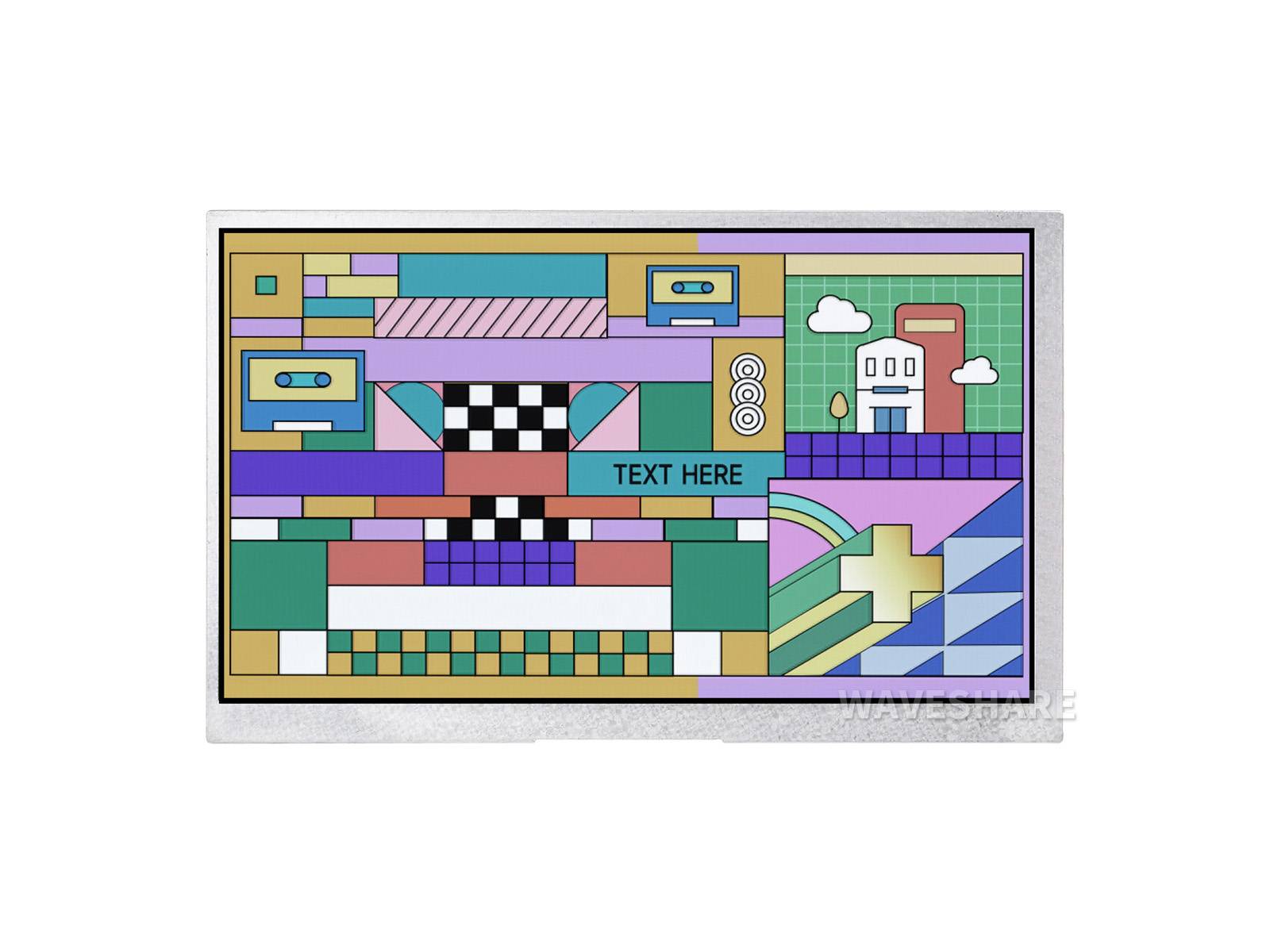 WaveShare 7inch DVI Display Module for Raspberry Pi Pico 1024×600 IPS DVI