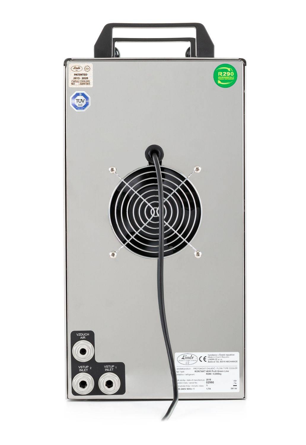Kontakt 40/K 2-leitig, Trockenkühlgerät mit Membranpumpe u. integriertem Druckregler