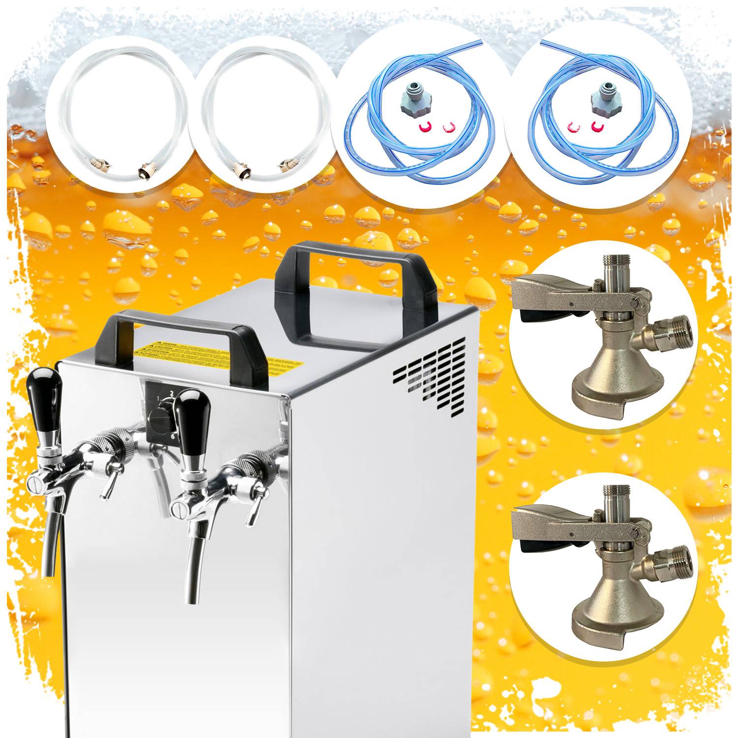 Kontakt 40/K 2-leitig Trockenkühlgerät aus Edelstahl, 50 L/h, mit Membranpumpe, ohne,ohne