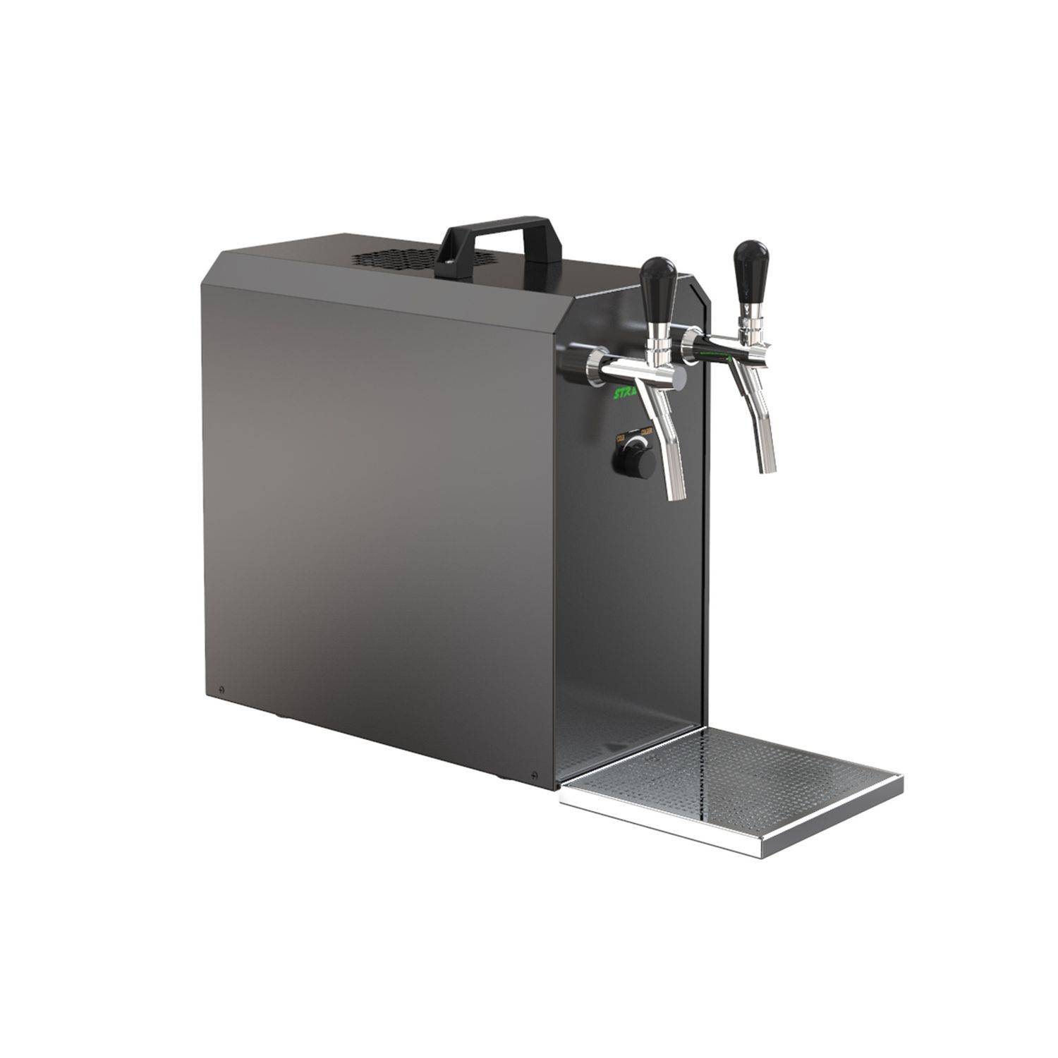 Durchlaufkühler, Trockenkühler, STREAM 50K mit Luftpumpe, 2-leitig,55 l/h, Korb,Korb,Untertheke