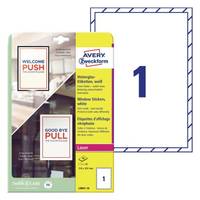 Avery Zweckform - Papier, polypropylene - mattiert - weiß - A4 (210 x 297 mm)