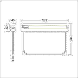 THORNeco Fluchtwegeleuchte NINA 30M SE#96635654