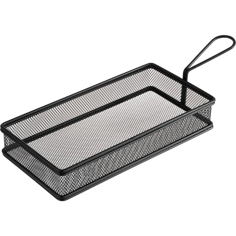 APS Servier-Frittierkorb SNACKHOLDER, 260 x 130 mm, schwarz
