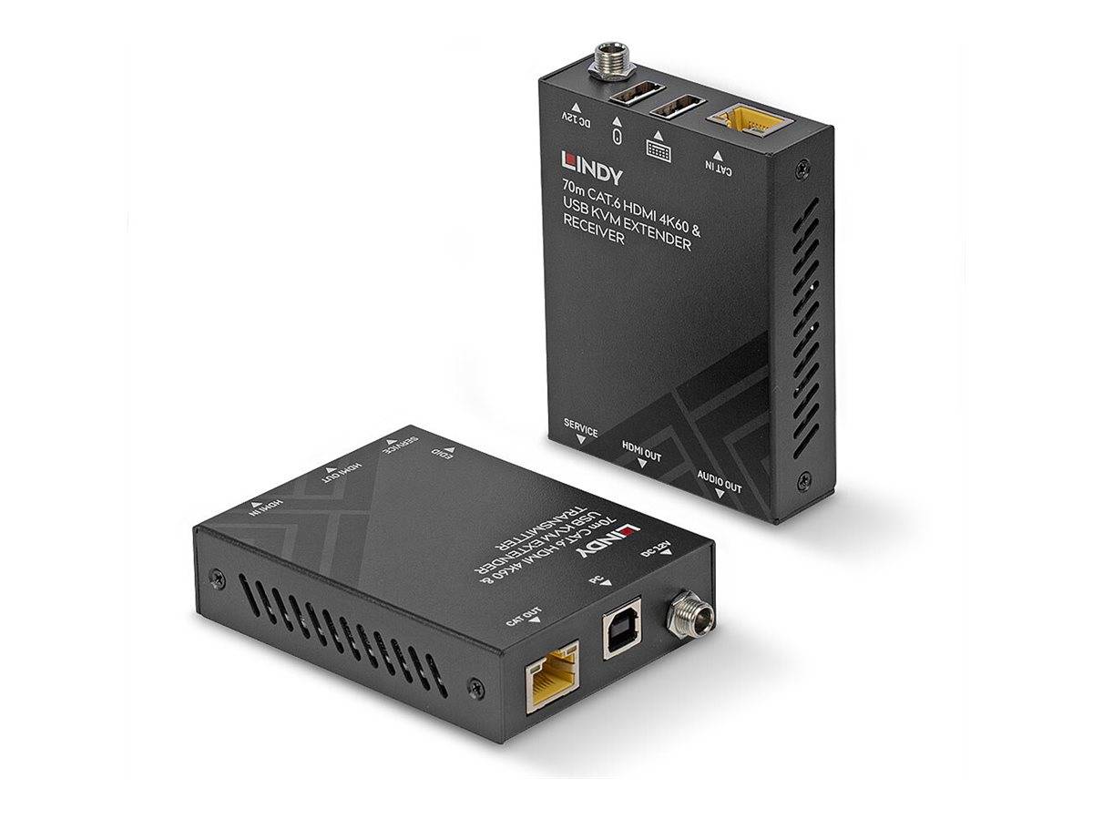 LINDY - Sender und Empfänger - KVM-/Audio-/USB-Extender