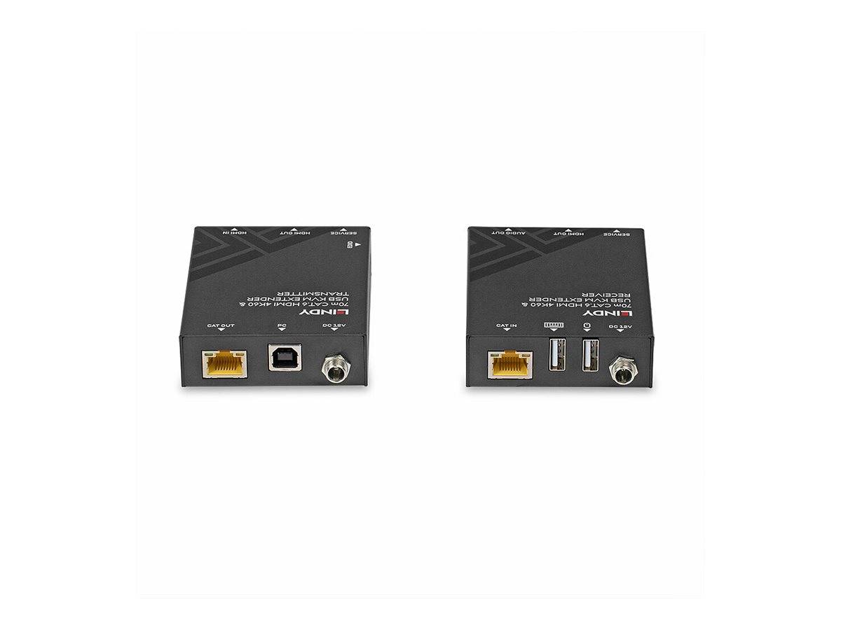 LINDY - Sender und Empfänger - KVM-/Audio-/USB-Extender
