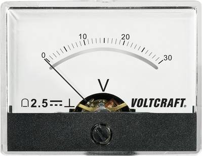 Voltcraft AM-60X46/30V/DC Einbau-Messgerät AM-60X46/60V/DC 30 V Drehspule (AM-60X46/30V/DC)