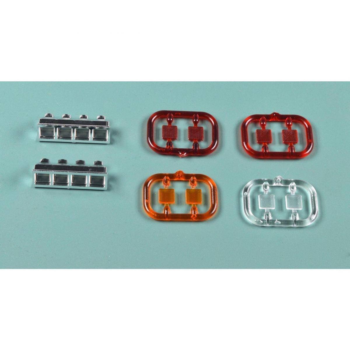 907262 - Modellbausatz,1:14 4 Kammer Rückleuchten Universal