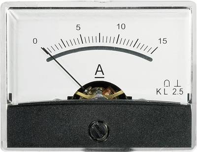 Voltcraft AM-60X46/15A/DC Einbau-Messgerät AM-60X46/15A/DC 15 A Drehspule (AM-60X46/15A/DC)