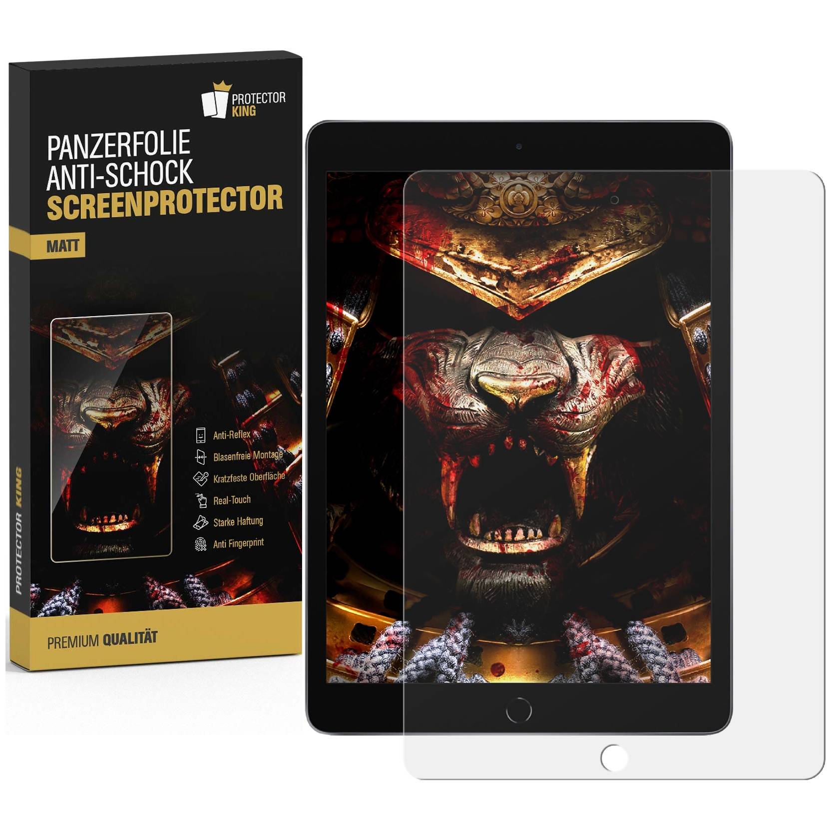 4x 9H Panzernanoglas für Apple iPad Mini 1 MATT ANTI-REFLEX FLEXIBLER Displayschutz Schutzglas Panzerglas Schutzfolie