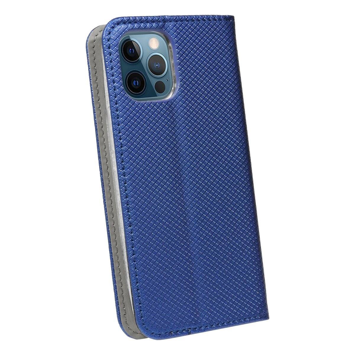 Smart Magnet Tasche Hülle Buch Tasche kompatibel mit Samsung Galaxy M14 5G Blau