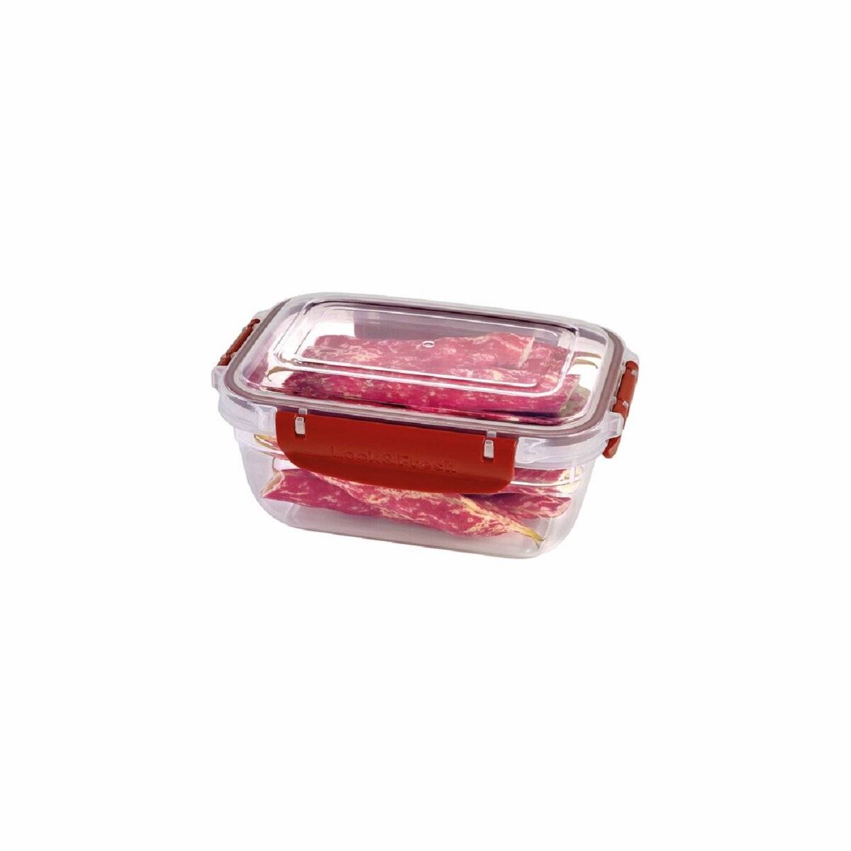 MICHELINO Frischhaltedose Lebensmitteldose Vorratsdose Serie Nora 800 ml Rot