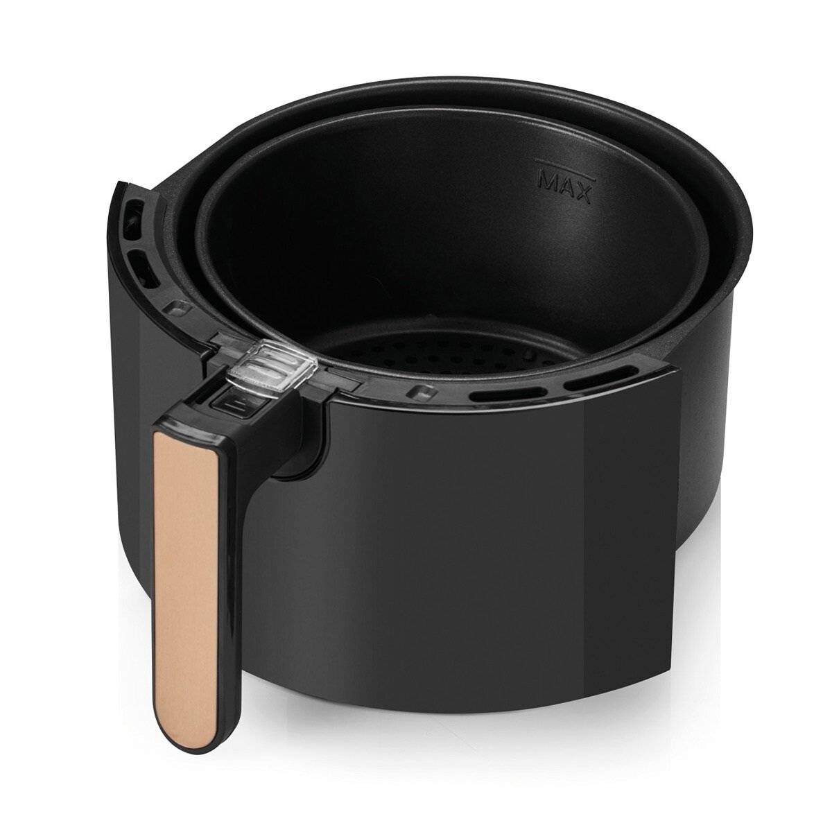 Arzum AR2062-G Airtasty Heißluftfritteuse Air Fryer Herausnehmbarer Korb Schwarz/Silber