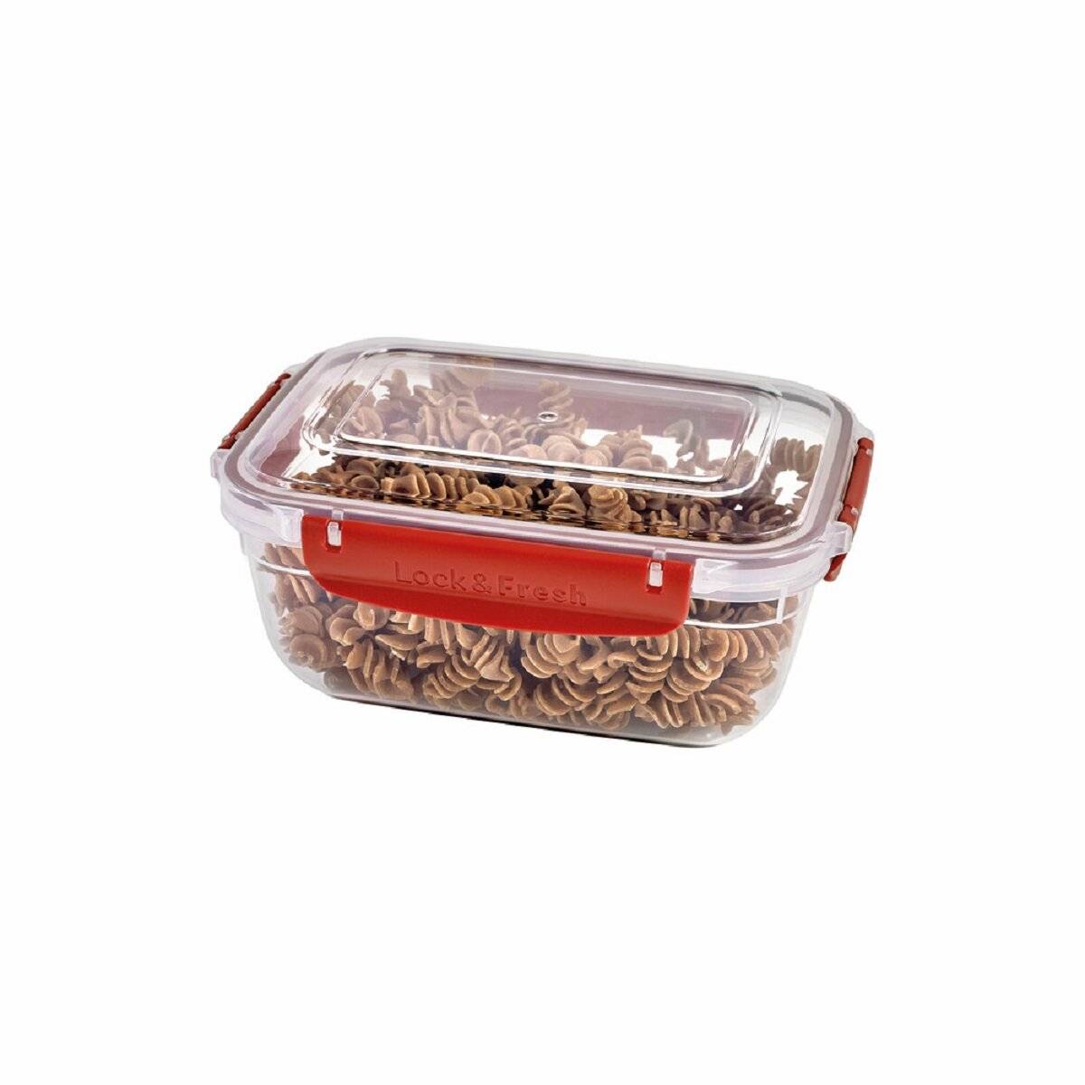 MICHELINO Frischhaltedose Lebensmitteldose Vorratsdose Serie Nora 1400 ml Rot