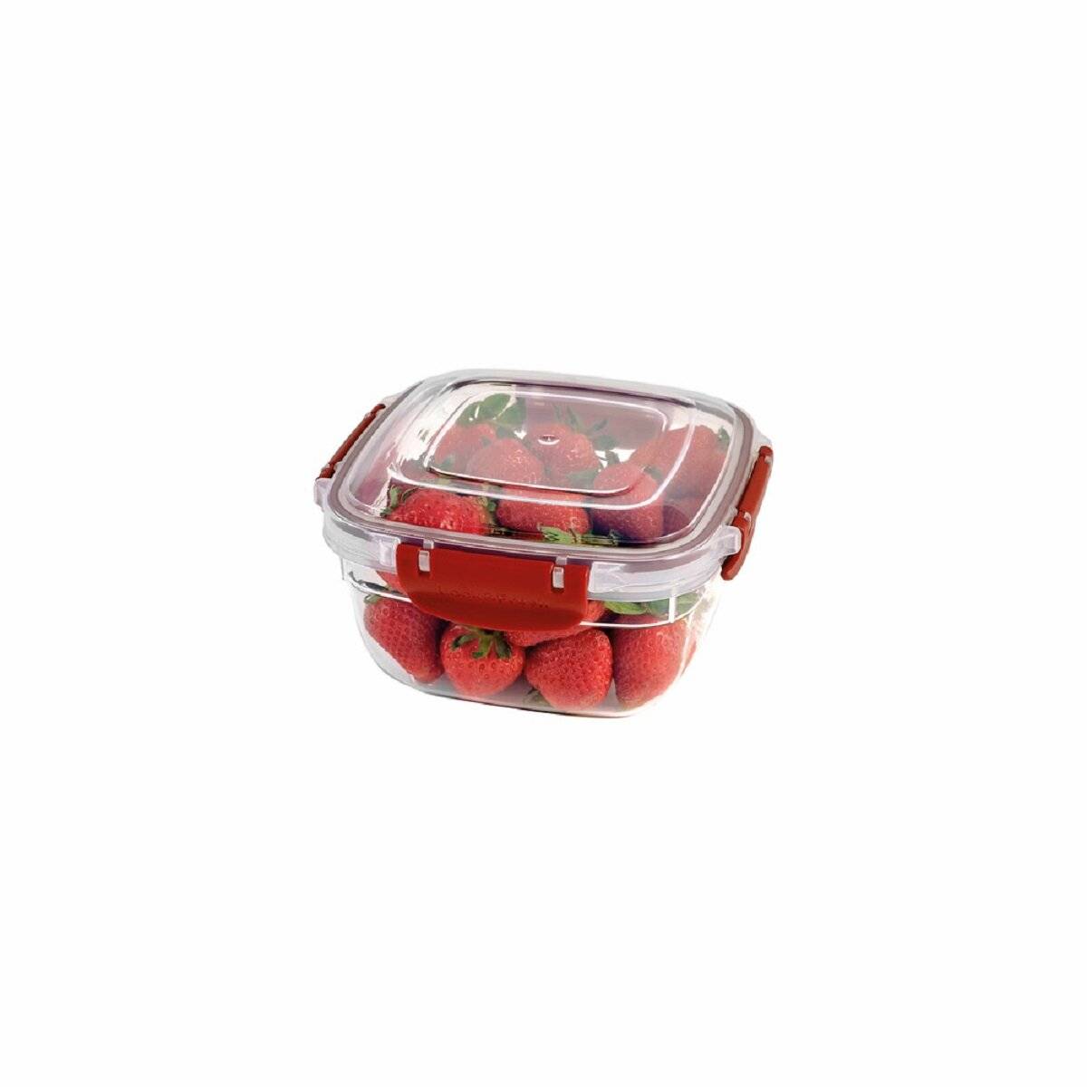 MICHELINO Frischhaltedose Lebensmitteldose Vorratsdose Serie Nora 900 ml Rot