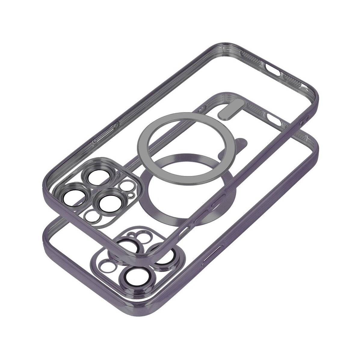 MagSafe Hülle mit Kameraschutz iPhone 15 Plus Schwarz
