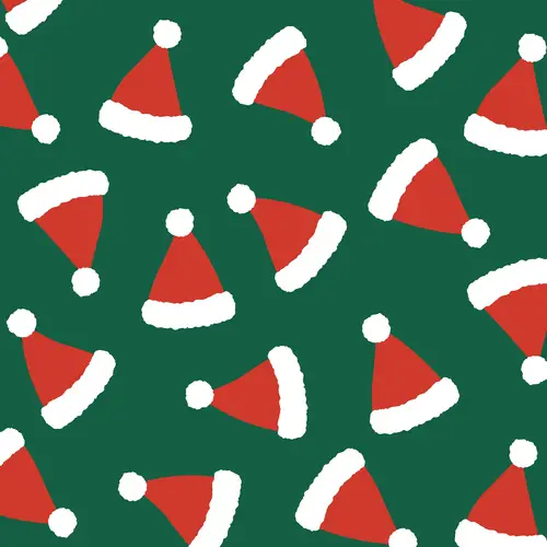 Clairefontaine Geschenkpapierrolle 50x0,70m, Weihnachtsmütze Grün 211947C Clairefontaine Geschenkpapierrolle 50x0,70m, Weihnachtsmütze Grün 211947C