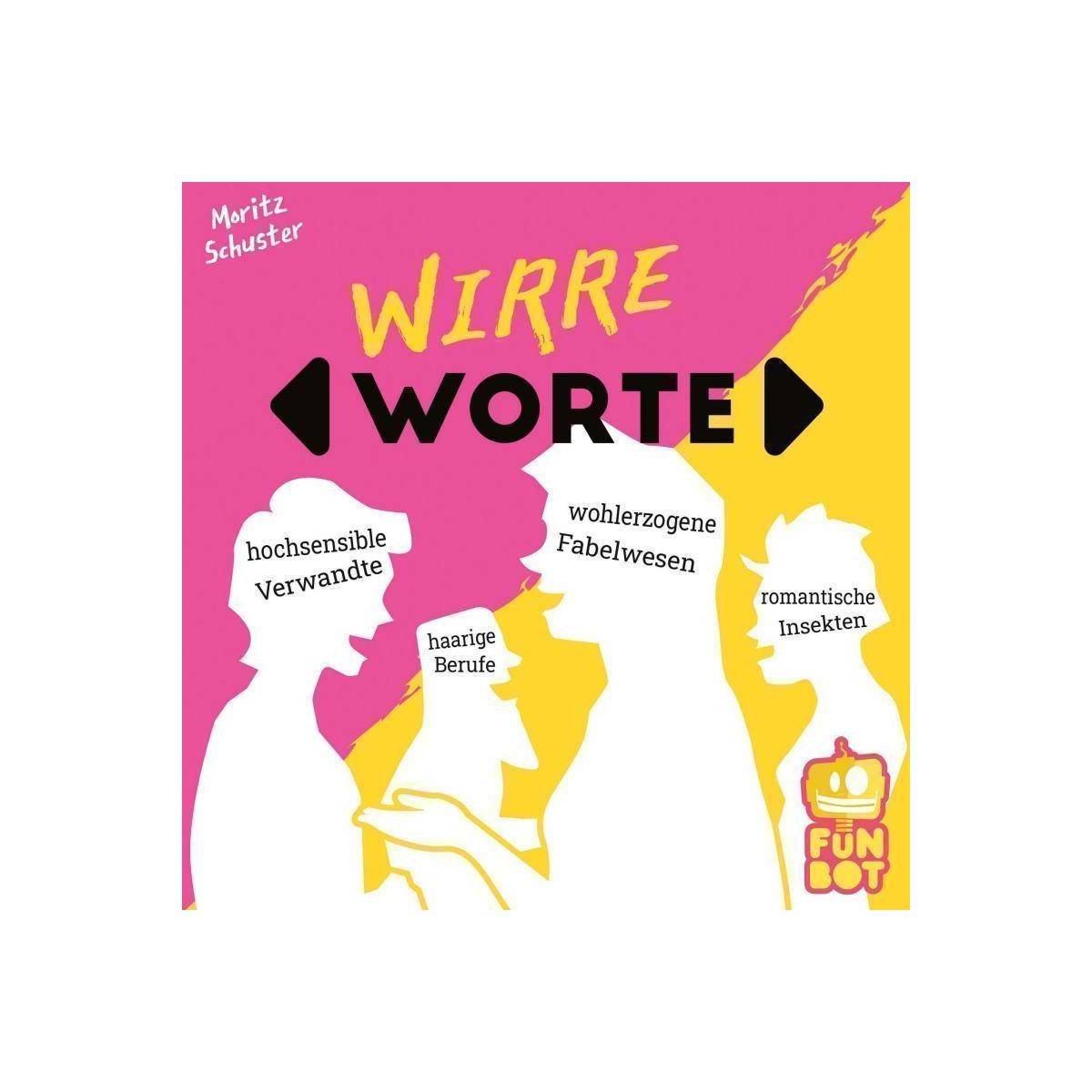 FUND0014 - Wirre Worte, Kartenspiel, für 3-10 Spieler, ab 10 Jahren (DE-Ausgabe)