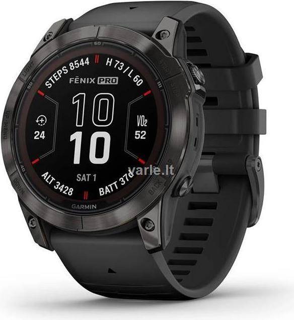 Garmin fenix 7X Pro - Sapphire Solar Edition - 51 mm - faserverstärktes Polymer