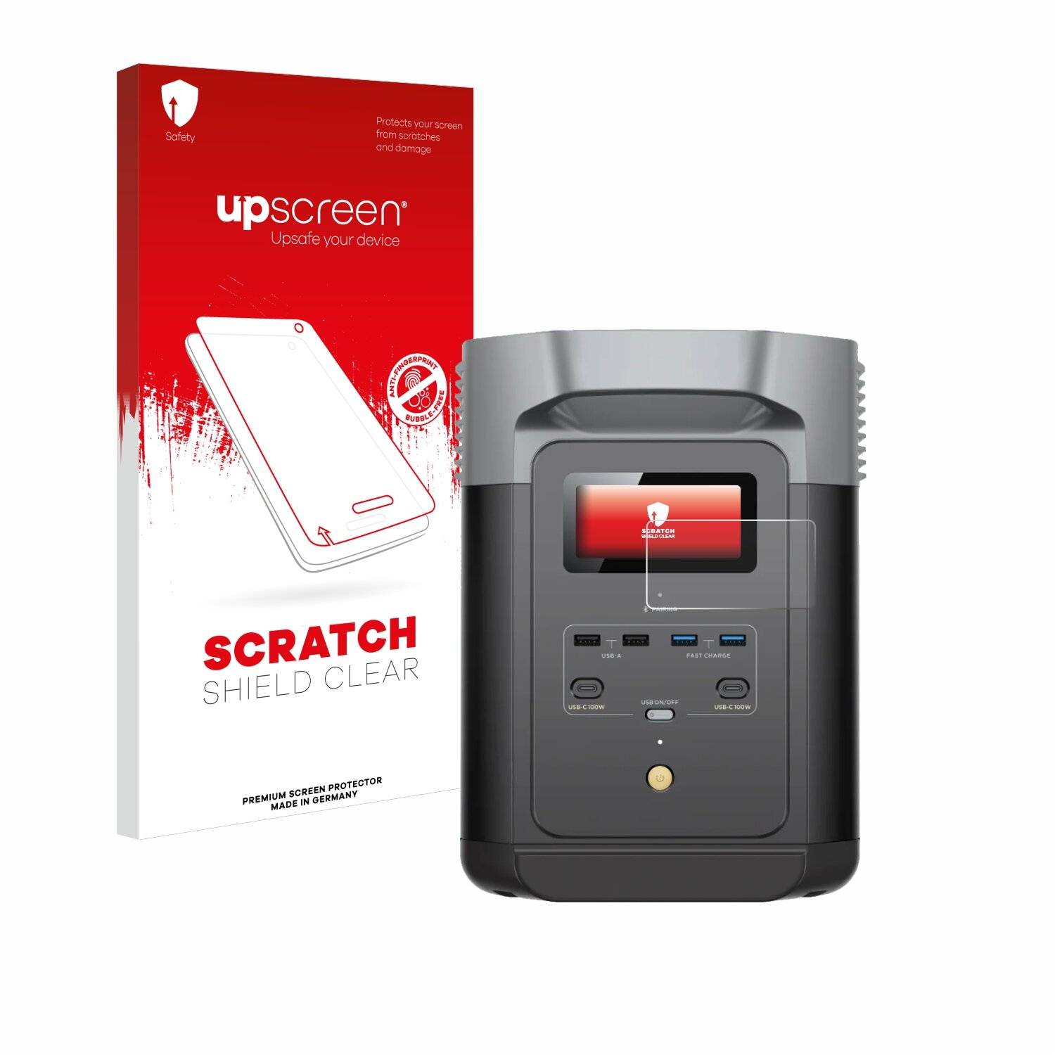 upscreen Scratch Shield Schutzfolie für EcoFlow DELTA