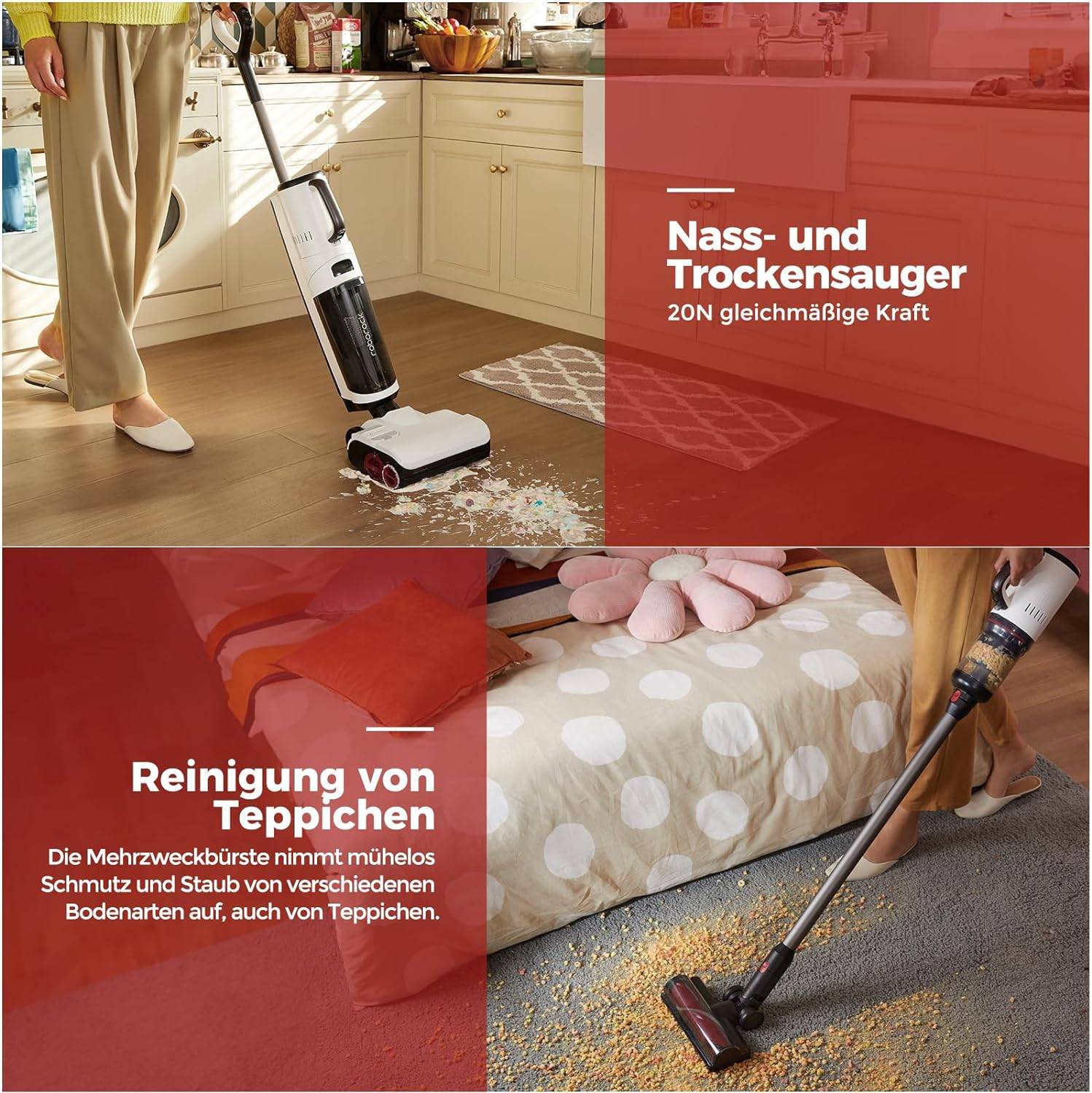 Roborock Nass-Trocken-Sauger Dyad Pro Combo