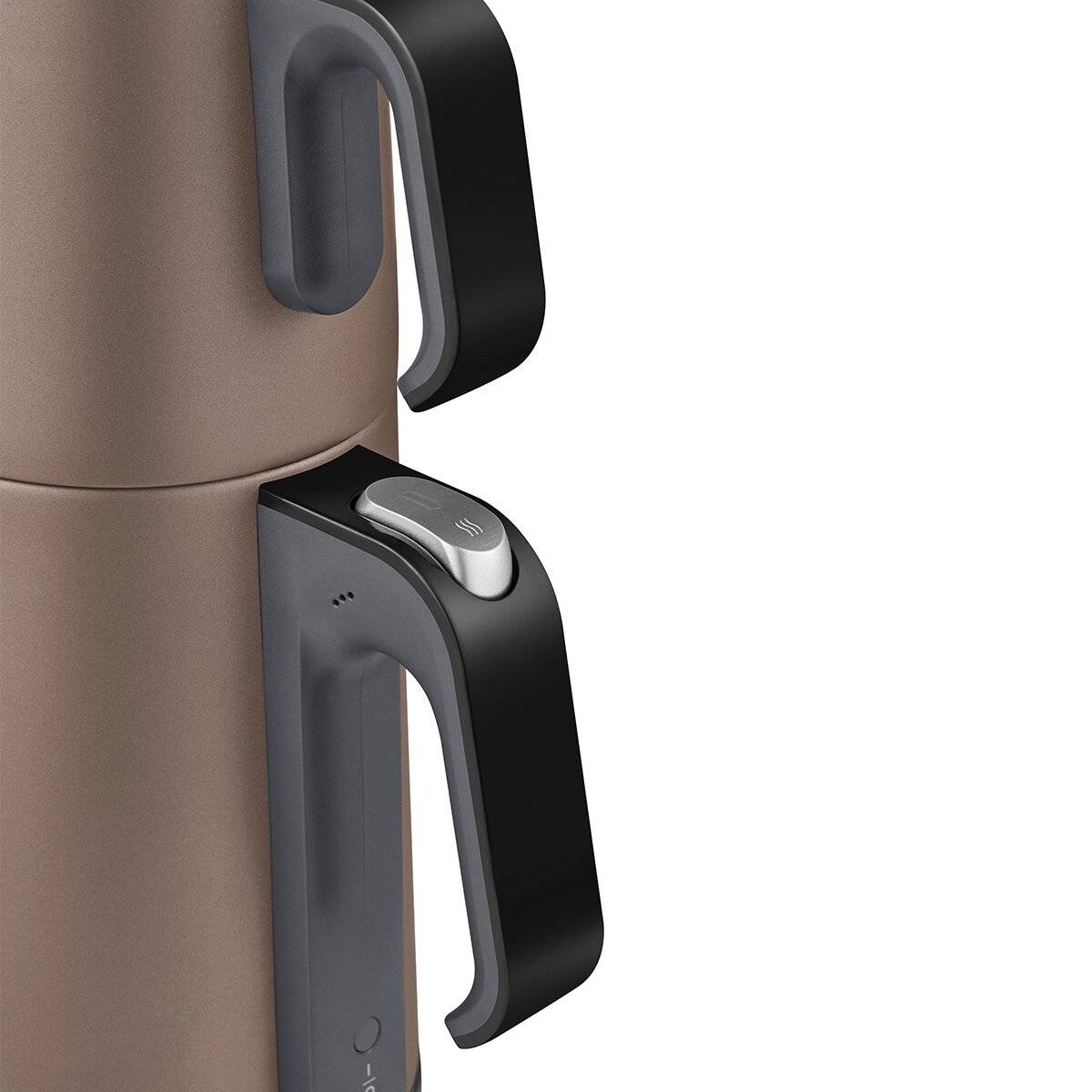 Arzum AR3080 Teebecher Teemaschine, Edelstahl, Wasserkocher 1,8l Braun