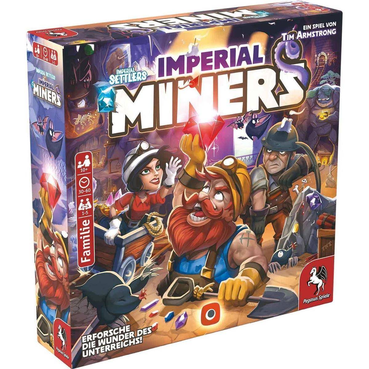 Imperial Miners, Brettspiel, für 1-5 Spieler, ab 10 Jahren (DE-Ausgabe)