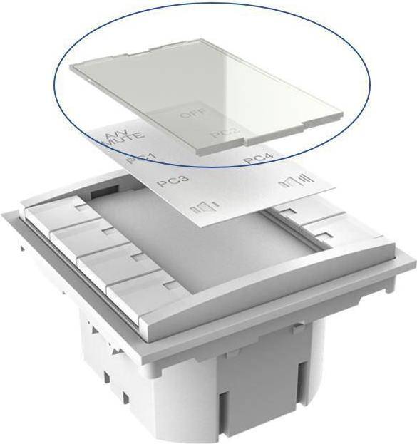 Vivolink Plexiglass plate as sparepart (VLCP8B-PLEXIGLASS)