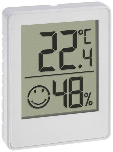 TFA Dostmann Digitales Thermo-Hygrometer Thermo-/Hygrometer Weiß