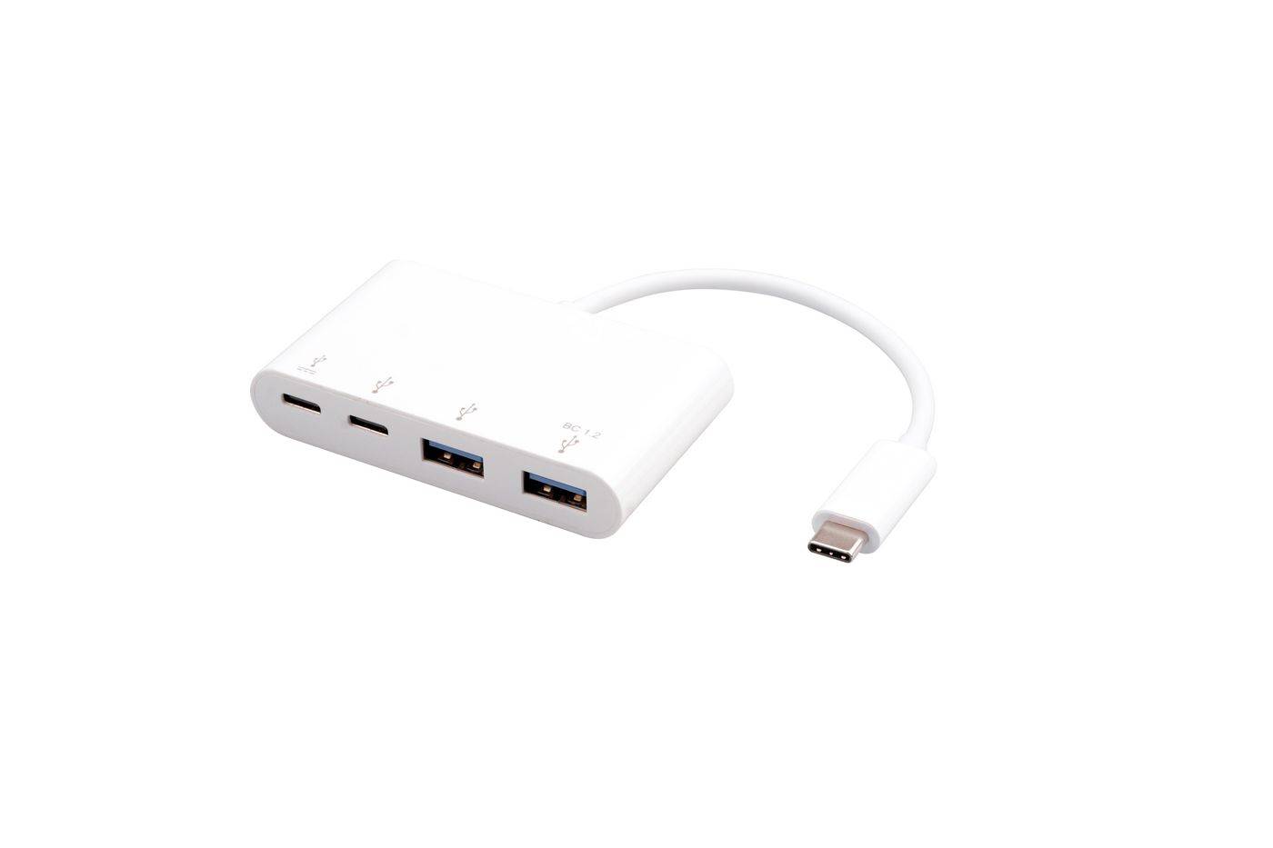 USB-C Hub 2 x USB-C 5 Gbps Anschlüsse + 2 x